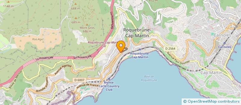localisation de l'entreprise MADAME HANNAH KLEINE BORNHORST à ROQUEBRUNE-CAP-MARTIN