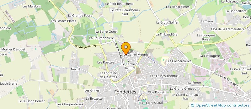 localisation de l'entreprise MADAME HANNAH MONTOUX-MIE à FONDETTES