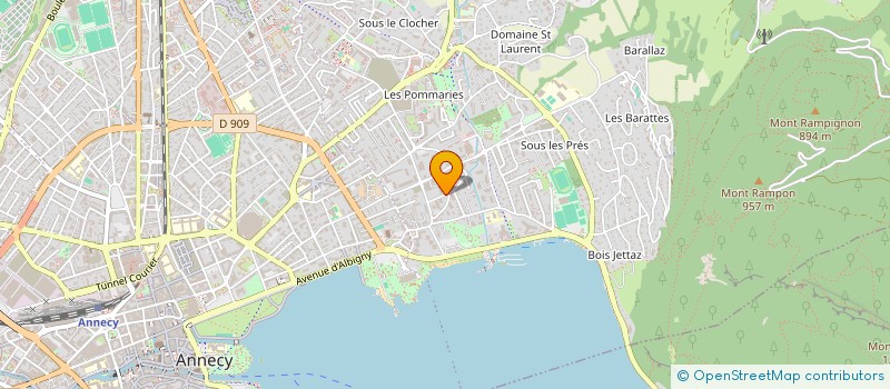 localisation de l'entreprise MADAME HANNAH POUGNARD  ANNECY