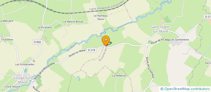 localisation de l'entreprise MADAME HANNAH ROTTIER à ECOUCHE-LES-VALLEES