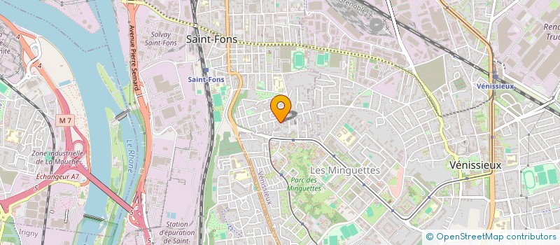 localisation de l'entreprise MADAME HANNAH ROZIER  SAINT-FONS