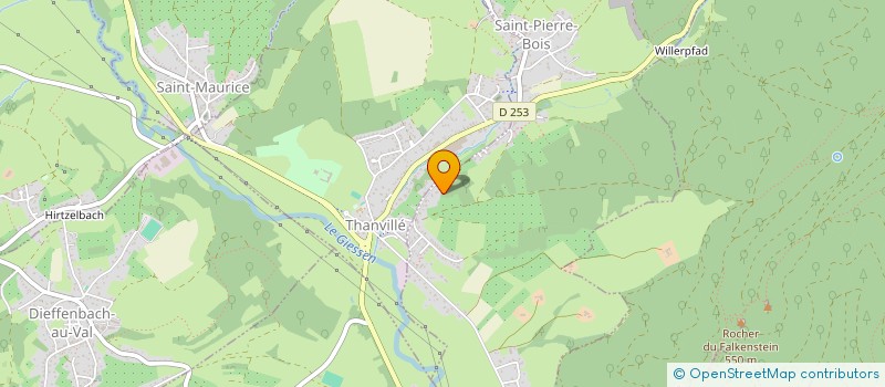 localisation de l'entreprise MADAME HANNAH WEISSBECK  SAINT-PIERRE-BOIS