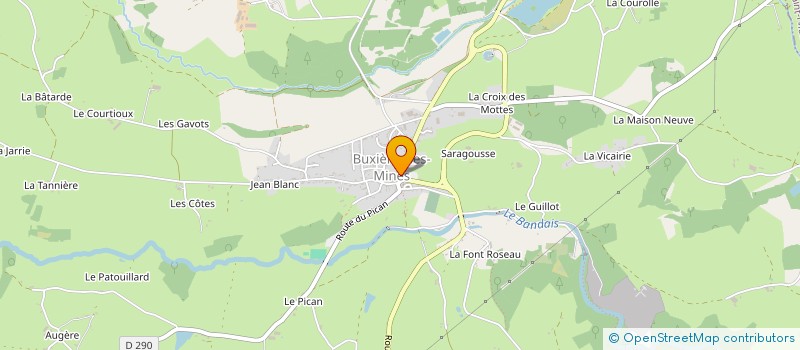 localisation de l'entreprise MADAME HANNE JACOBS  BUXIERES-LES-MINES