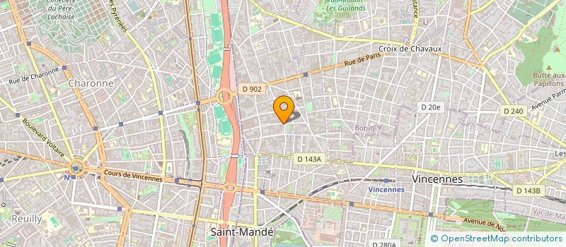 localisation de l'entreprise MADAME HANNELORE SAUER WOLF à MONTREUIL