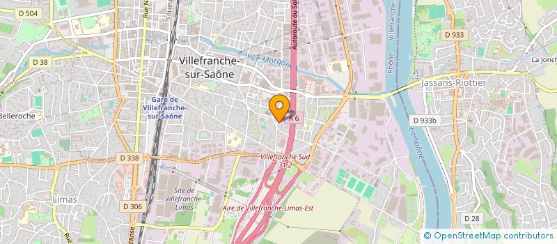 localisation de l'entreprise MADAME HANOLA ROBERT  VILLEFRANCHE-SUR-SAONE