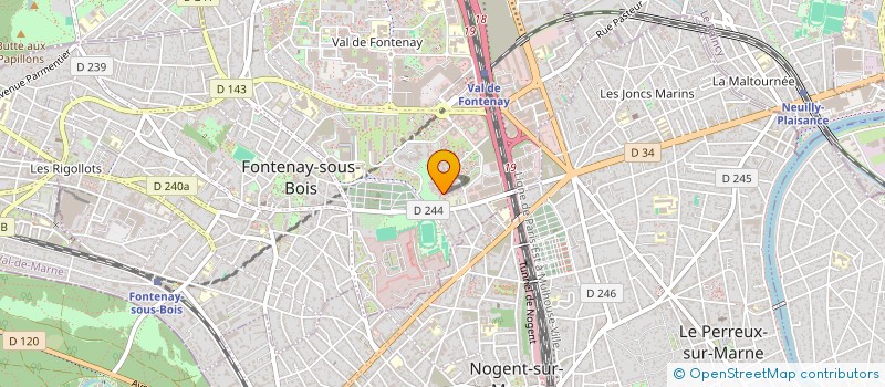localisation de l'entreprise MADAME HANSAA ABACE à FONTENAY-SOUS-BOIS