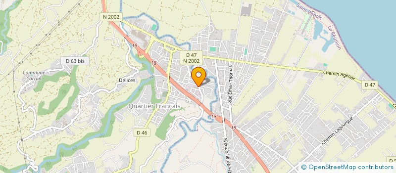 localisation de l'entreprise MADAME HANTA BARADINESAEB  SAINTE-SUZANNE