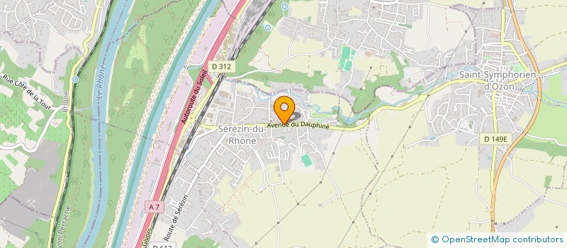 localisation de l'entreprise MADAME HANTA LUCIANA RAKOTONDRATSIMA à SEREZIN-DU-RHONE