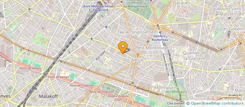 localisation de l'entreprise MADAME HANTALALAO RASOLOFO  PARIS