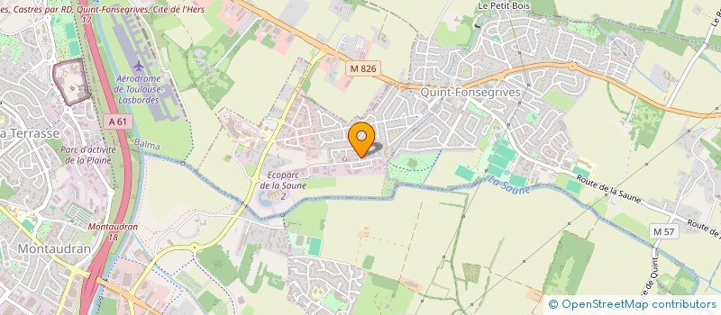 localisation de l'entreprise MADAME HANTAMALALA RAFANOMEZANTSOA  QUINT-FONSEGRIVES