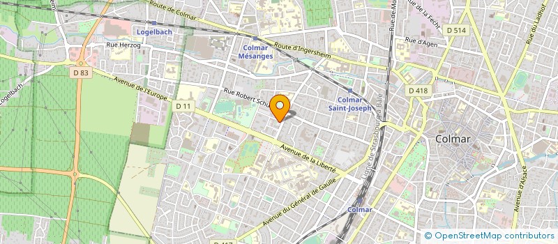 localisation de l'entreprise MADAME HANUMSHA AVDIJI  COLMAR