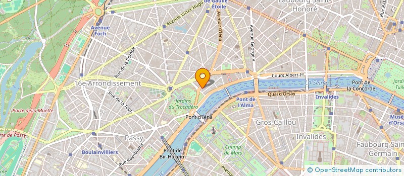 localisation de l'entreprise MADAME HANYUE ZHAO  PARIS