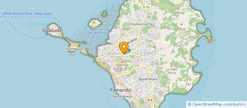 localisation de l'entreprise MADAME HAOI ALI BACO à DZAOUDZI