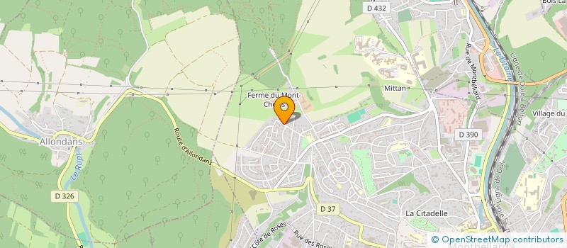 localisation de l'entreprise MADAME HAOLAN YU à MONTBELIARD