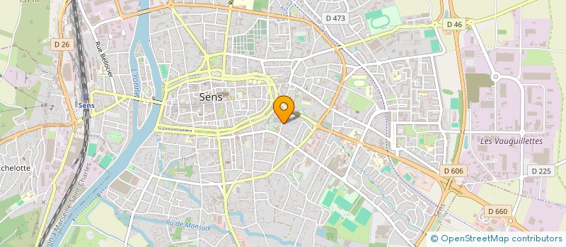 localisation de l'entreprise MADAME HAOUA SIDI  SENS