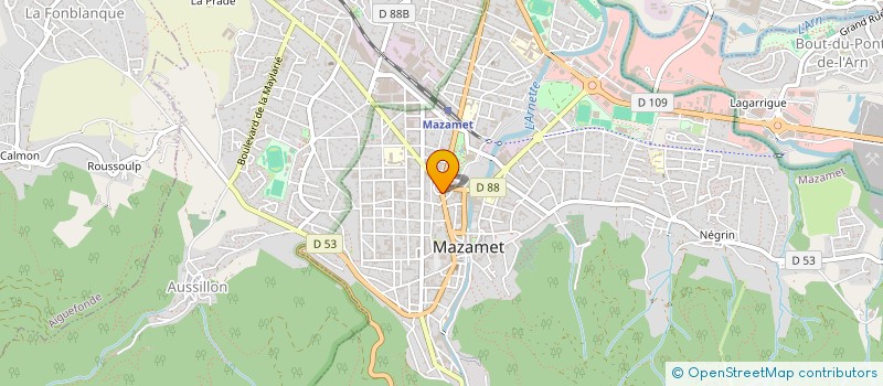 localisation de l'entreprise MADAME HAOUARIA BOULLOUFI à MAZAMET