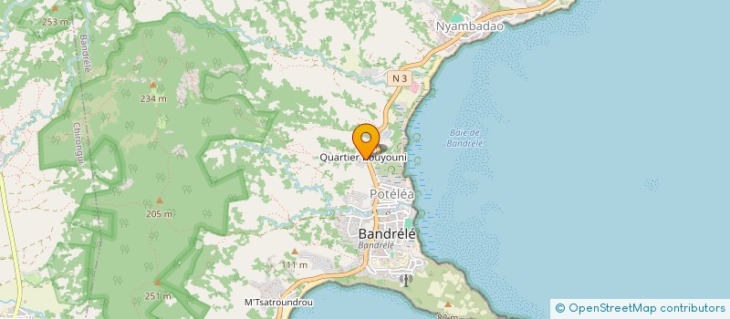 localisation de l'entreprise MADAME HAOURAY BOURA à BANDRELE