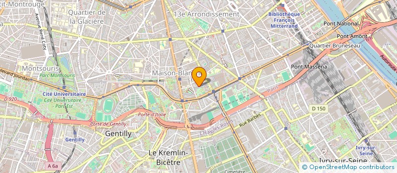 localisation de l'entreprise MADAME HAOYUE XU  PARIS