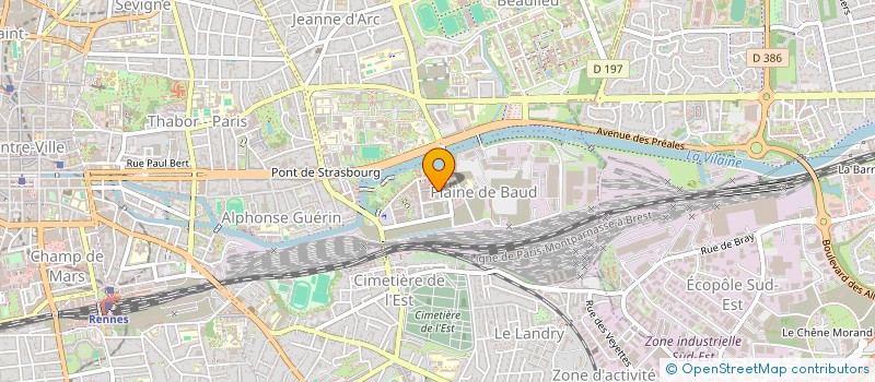 localisation de l'entreprise MADAME HAPSA DIOP  RENNES