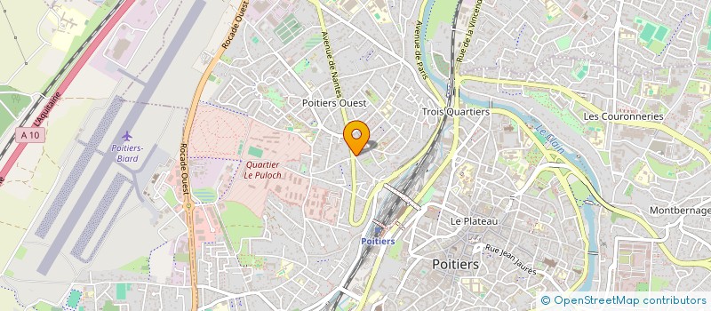 localisation de l'entreprise MADAME HARI-LEONTINA COVACIU  POITIERS
