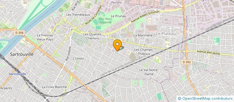 localisation de l'entreprise MADAME HARILALA MIADA à SARTROUVILLE