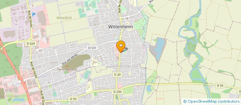 localisation de l'entreprise MADAME HARINAVALONA RAZANAKOTO  WITTENHEIM