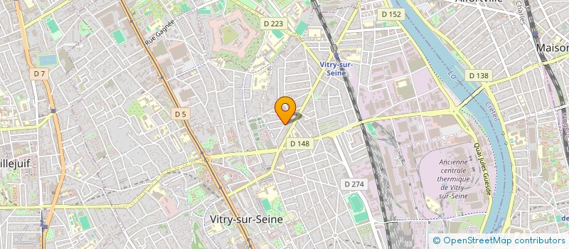 localisation de l'entreprise MADAME HARIPRIYA POOTHAMVEETIL RAJU  VITRY-SUR-SEINE