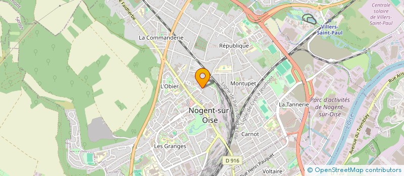 localisation de l'entreprise MADAME HARISOA ROGER  NOGENT-SUR-OISE