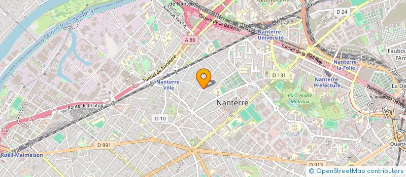 localisation de l'entreprise MADAME HARMONIE AUPETIT à NANTERRE