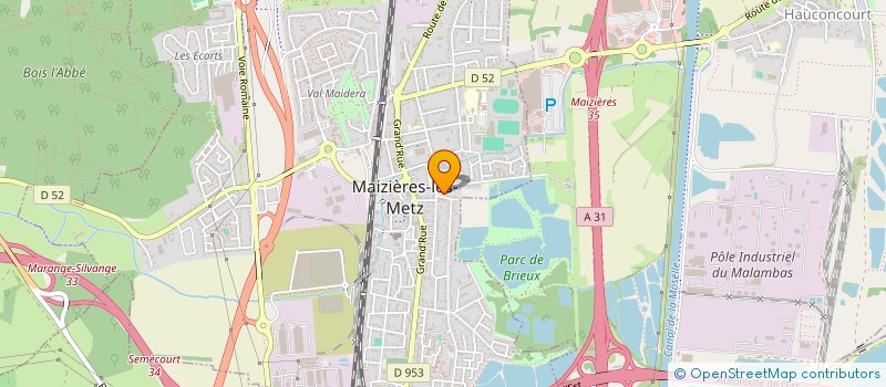 localisation de l'entreprise MADAME HARMONIE BALZER  MAIZIERES-LES-METZ