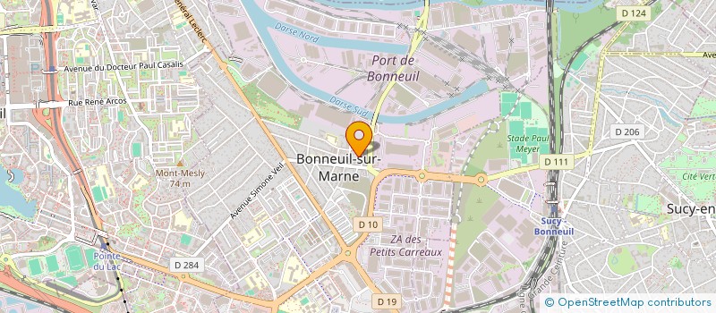 localisation de l'entreprise MADAME HARMONIE BLANCHETEAU  BONNEUIL-SUR-MARNE