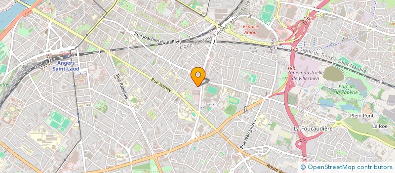 localisation de l'entreprise MADAME HARMONIE BRAULT à ANGERS