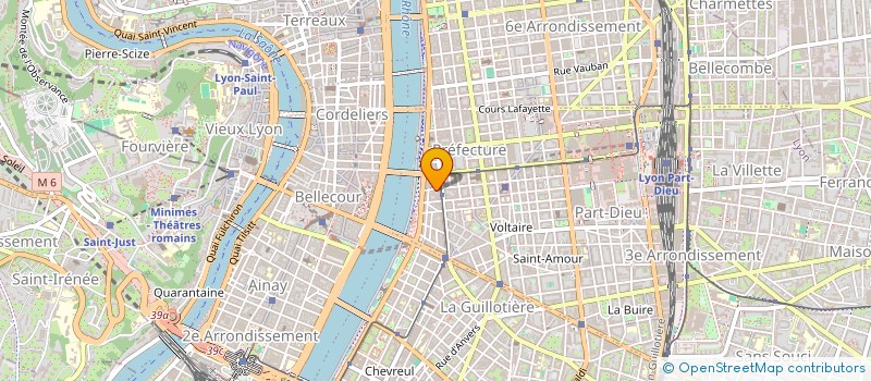 localisation de l'entreprise MADAME HARMONIE BROSSARD  LYON