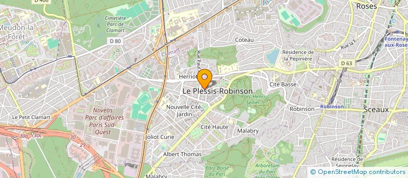 localisation de l'entreprise MADAME HARMONIE CHARLES à LE PLESSIS-ROBINSON