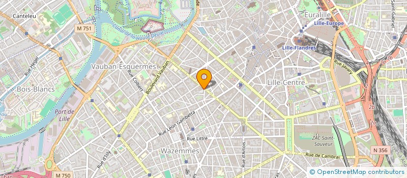 localisation de l'entreprise MADAME HARMONIE CHOVEL à LILLE