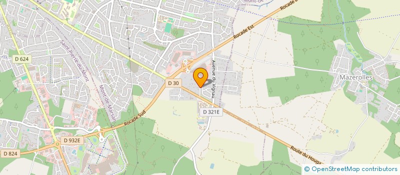 localisation de l'entreprise MADAME HARMONIE FISCHER  MONT-DE-MARSAN