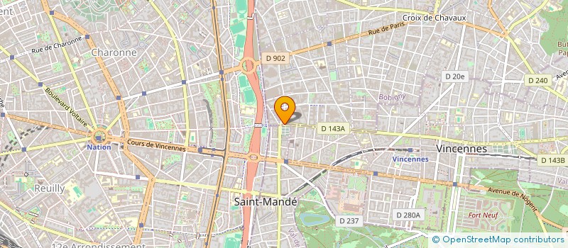 localisation de l'entreprise MADAME HARMONIE FREYBURGER à MONTREUIL