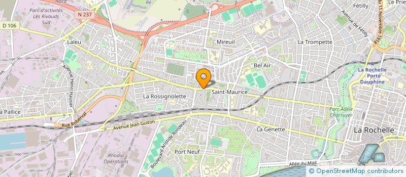 localisation de l'entreprise MADAME HARMONIE GAUTREAU  LA ROCHELLE