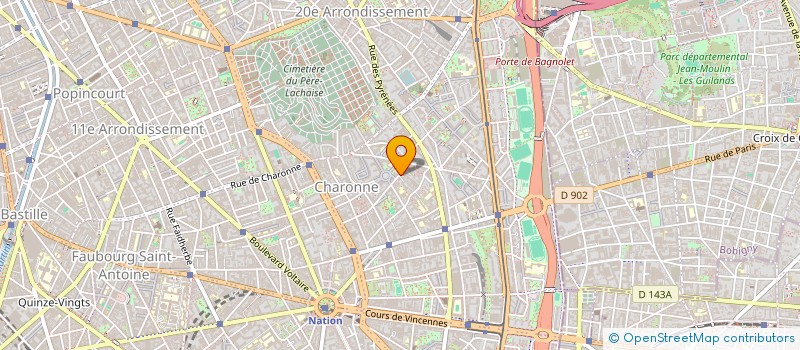 localisation de l'entreprise MADAME HARMONIE LAGUI  PARIS