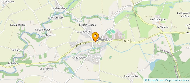 localisation de l'entreprise MADAME HARMONIE LECHENAULT  ROCHETREJOUX