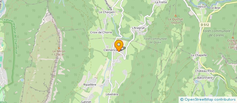 localisation de l'entreprise MADAME HARMONIE LEFEBVRE  SAINT-MARTIN-LE-VINOUX