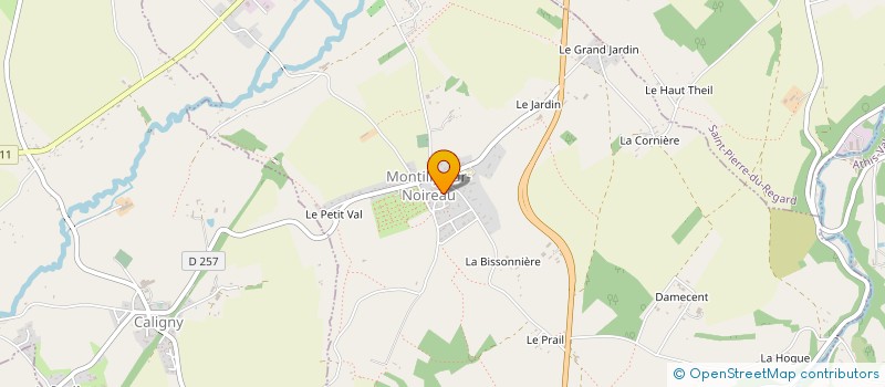 localisation de l'entreprise MADAME HARMONIE LEVASSEUR à MONTILLY-SUR-NOIREAU