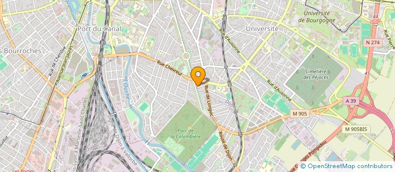 localisation de l'entreprise MADAME HARMONIE MARIETTE  DIJON