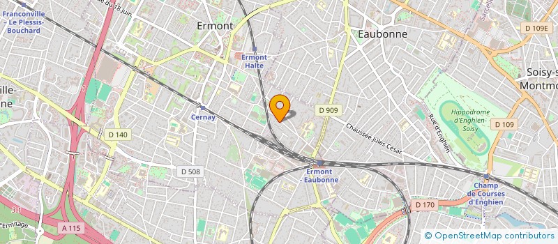 localisation de l'entreprise MADAME HARMONIE MICHEL  ERMONT