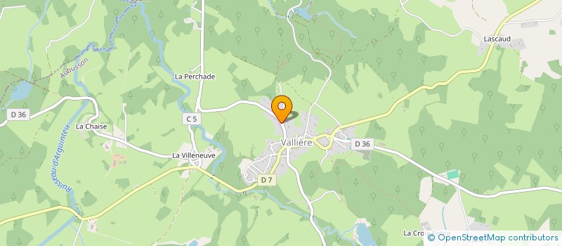 localisation de l'entreprise MADAME HARMONIE RITZ à VALLIERE