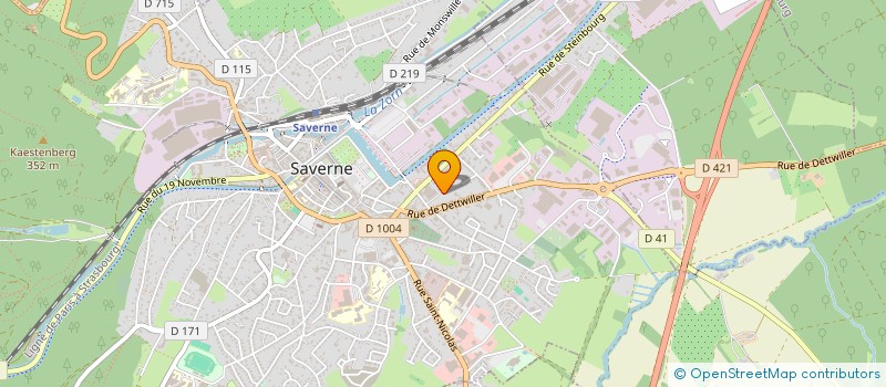 localisation de l'entreprise MADAME HARMONIE VO VIET ANH--MEYER  SAVERNE