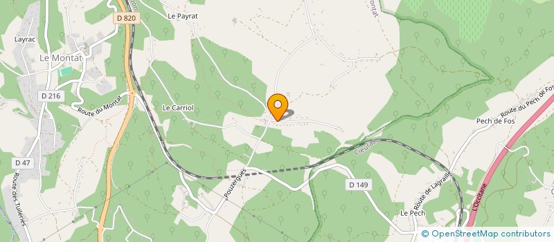 localisation de l'entreprise MADAME HARMONY ACCORSI  LE MONTAT