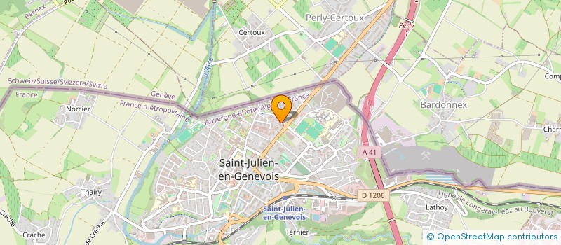 localisation de l'entreprise MADAME HARMONY BOURRACHOT  SAINT-JULIEN-EN-GENEVOIS