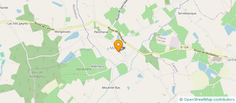 localisation de l'entreprise MADAME HARMONY DENEKRE  MOULINET