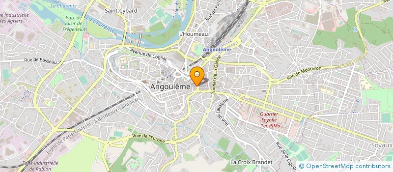 localisation de l'entreprise MADAME HARMONY DESAFIT à ANGOULEME
